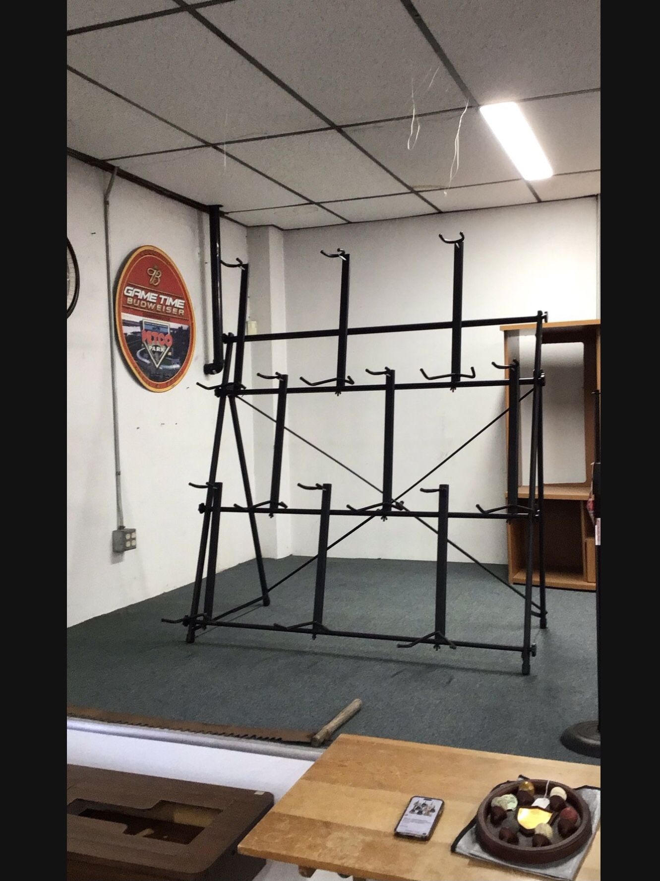Mirage Multi Guitar Display Stand Holds 9 Acoustic Or Electric Guitars