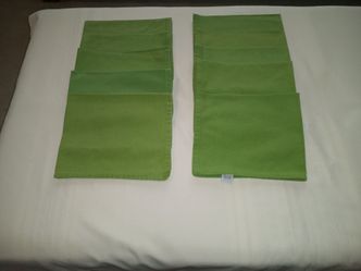 (10) 100% Cotton 20" × 17" Dinner Napkins