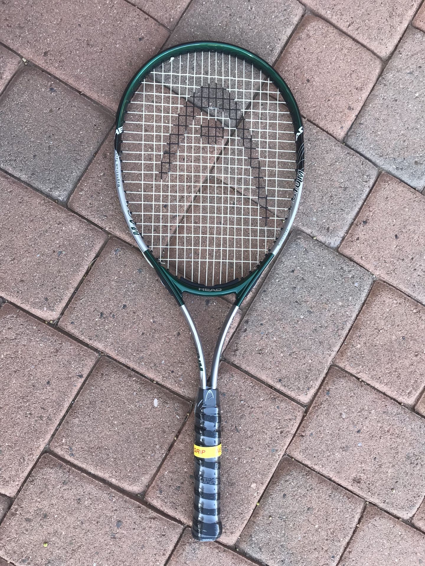NEW HEAD MAGNESIUM 2001 XTRALONG SUPERSIZE TENNIS RACKET W/COVER - NEW