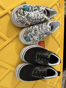 Vans Both 1.5y Both For $15 (crayola Edition Not Colored On Made This Way) 