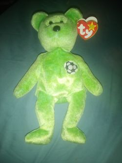 1999 Vintage Ty Beanie Baby original"Kicks" With Epic Tag Errors In Perfect Condition