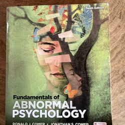 Fundamentals Abnormal psychology 