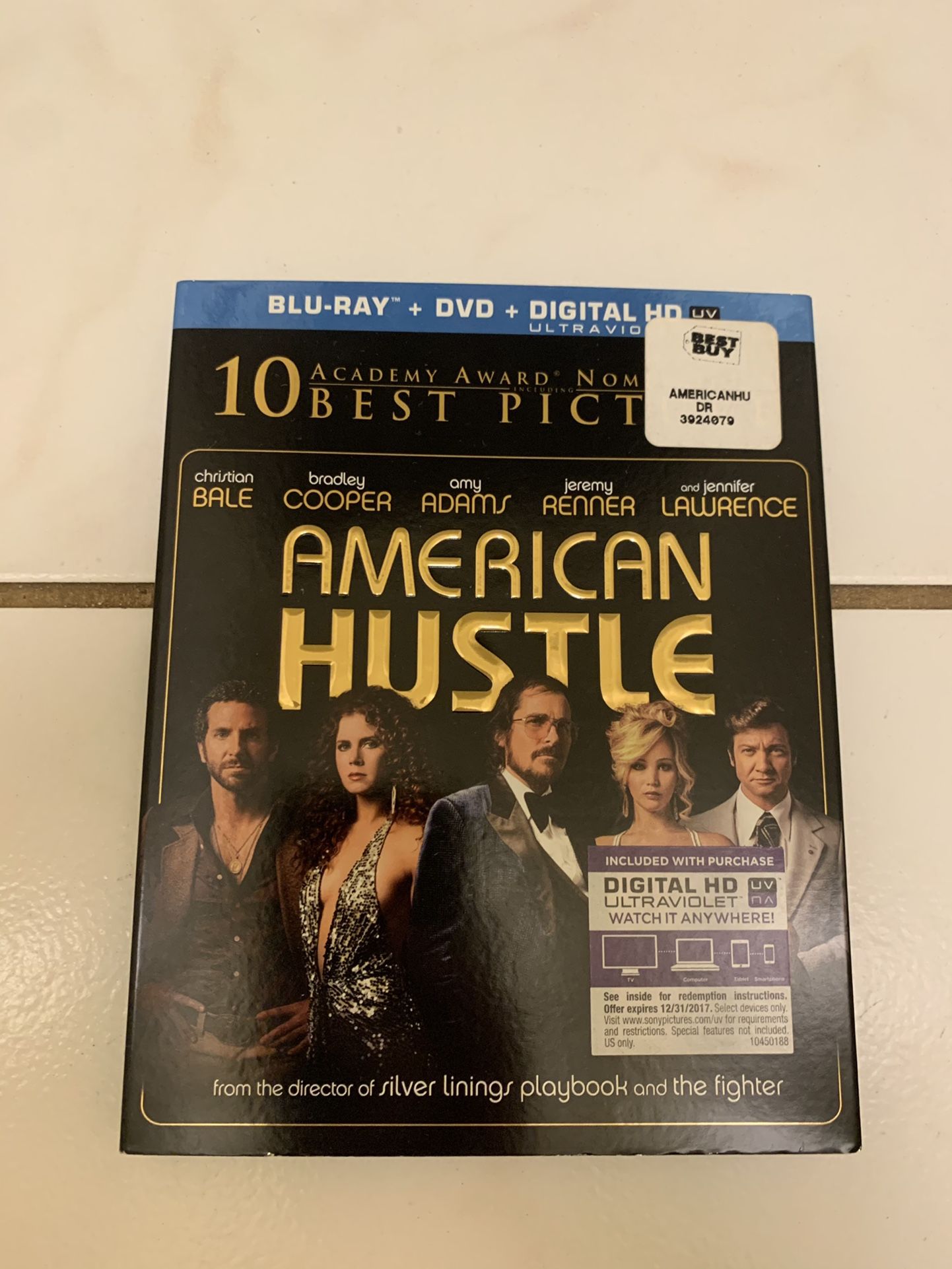 Like New American Hustle Blu Ray DVD And Digital Copy For $10