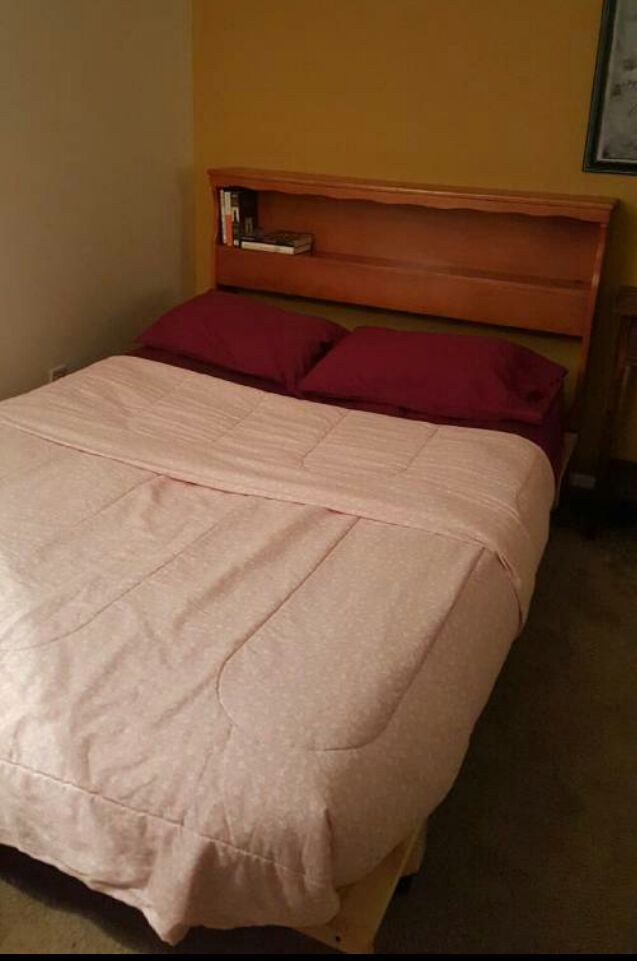 Solid pine head board