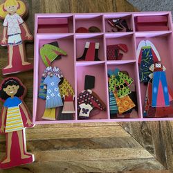 melissa n doug wooden magnetic dress up