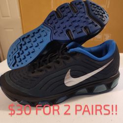 2 Pairs Of Running Shoes Used Cheap!