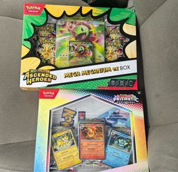 Pokemon Prismatic Evolution Poster & Ex Box