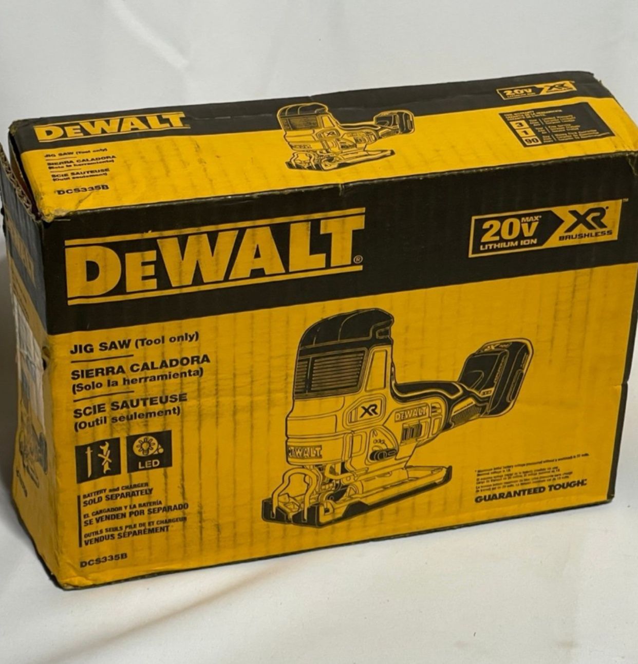 Dewalt New Jig Saw XR Brushless