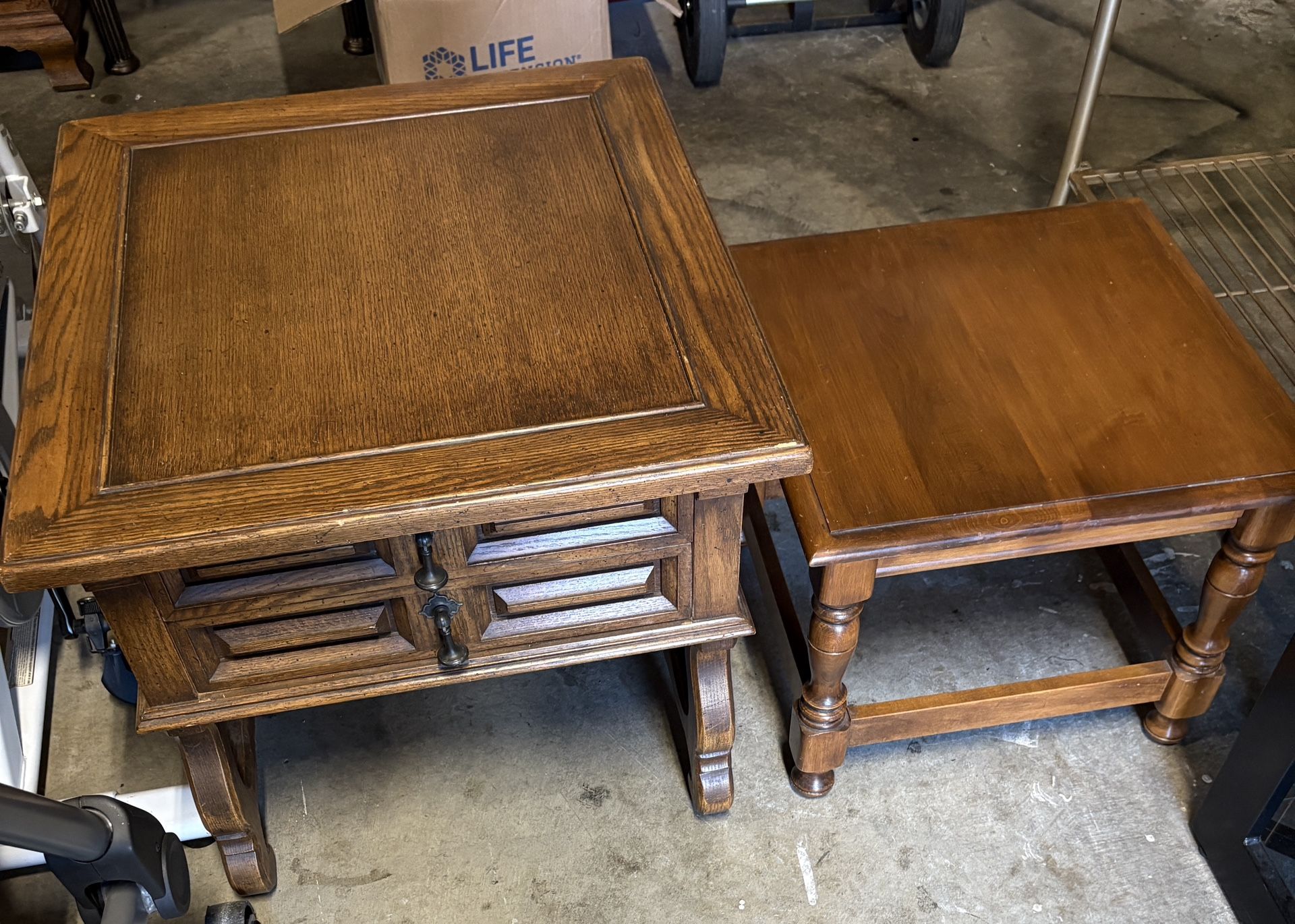 Two Coffee / End Tables 