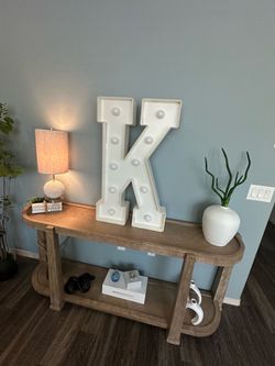 Light up letter k