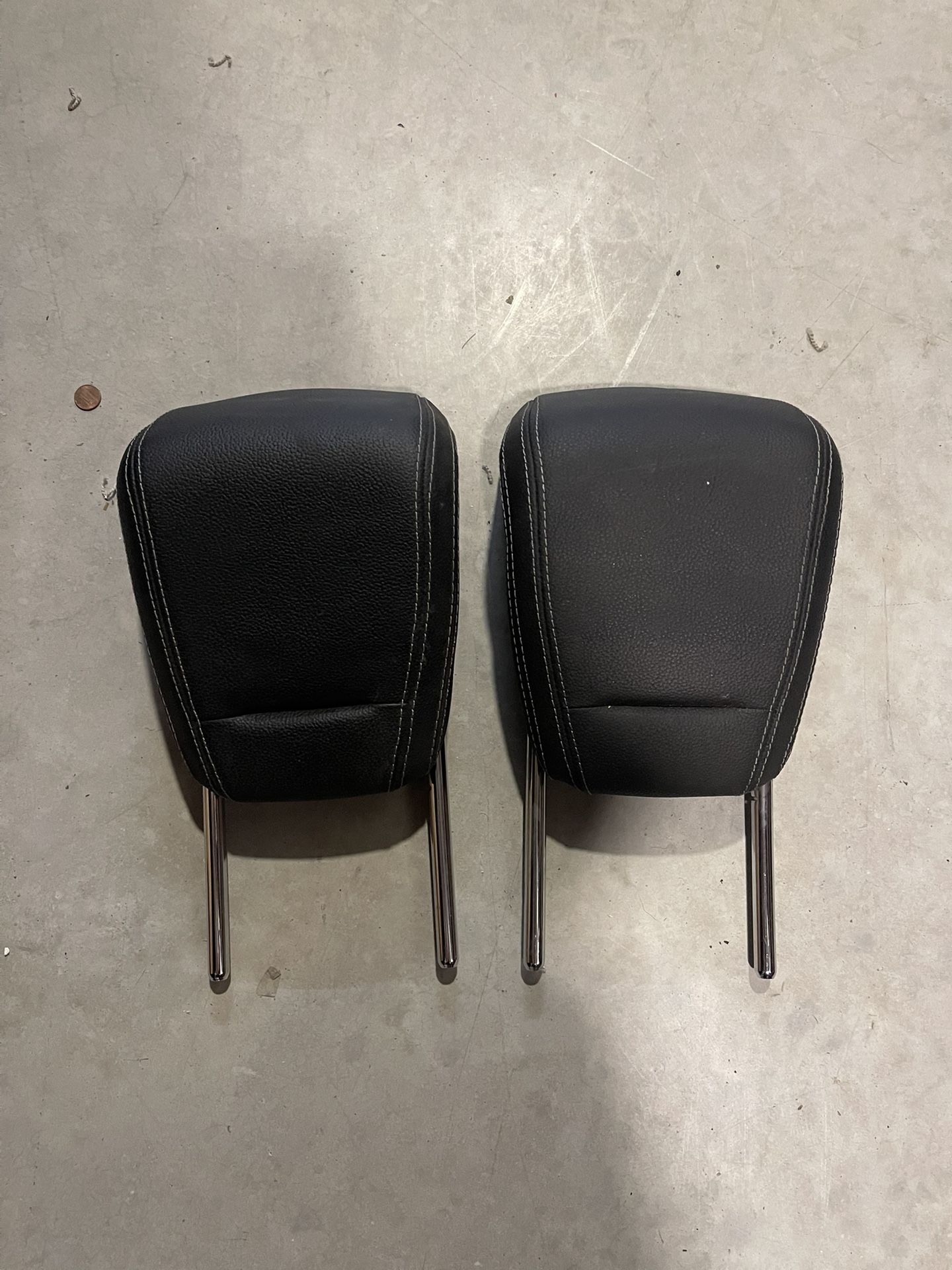 ✅ MERCEDES W166 ML350 ML63 ML250 REAR SEAT HEADREST HEAD REST SET OEM BLACK