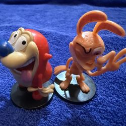 Ren & Stimpy Figures — $10