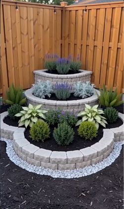 Grey split face blocks for plants ! 🤩