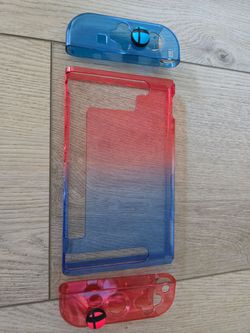 Nyko Thin Polycarbonate Dockable Case with TPU Joy-Con Covers (Red & Blue) for Nintendo Switch