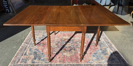 Big & Beautiful, Antique, Drop Leaf Table