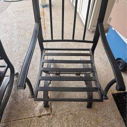 $200 HAMPTON BAY 4 ROCKING CHAIRS 