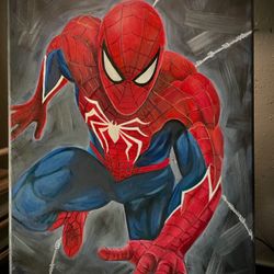 Spider Man Painting 