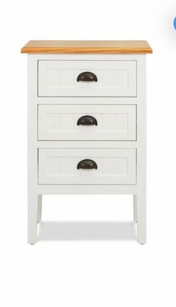 Click Decor - Martin 3-Drawer Storage Cabinet - White