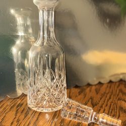 Waterford Crystal Wine Decanter & Stopper-Lismore Pattern 