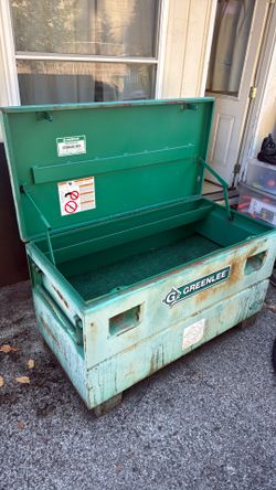 Greener tool and garden storage box