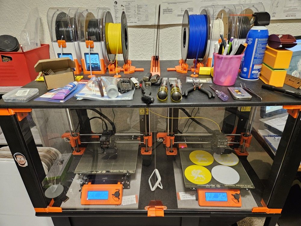 2x Prusa Printers