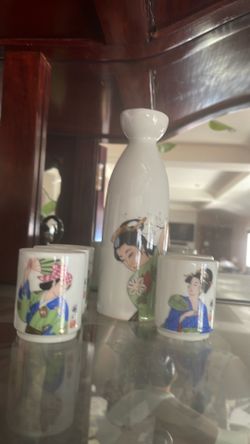 Japanese sake set