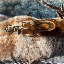 Handmade Carved Wooden Motorcycle