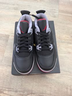 Youth Jordan 4 Retro Bred Reimagined – Size 1.5Y – Brand New