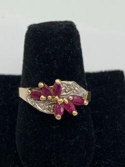 Ladies gold ring #16866