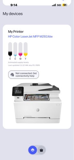 HP Color Laser Jet MFP M281fdw