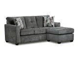 Gray Sectional Sofa with Chaise