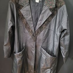 Brandon Thomas Leather Coat