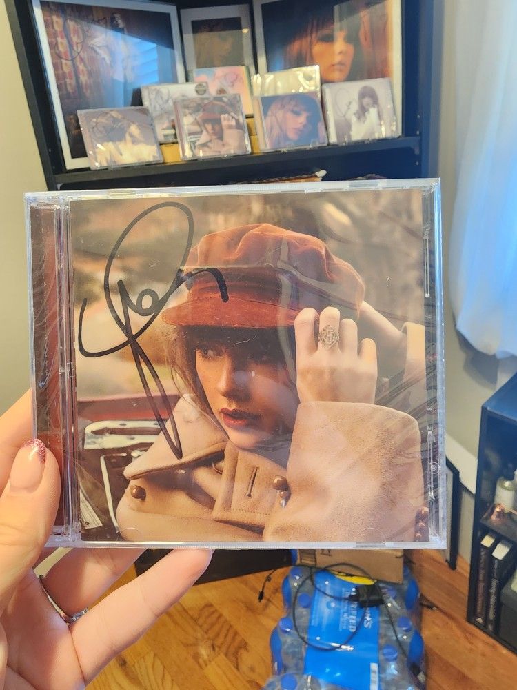 Signed Sealed Red Taylor Swift