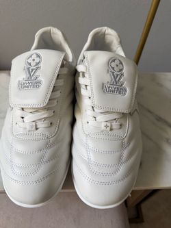 Louis Vuitton footprint soccer sneakers