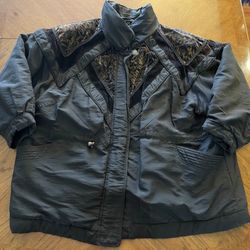 Climate Zone Plus Size Women’s Black Winter Jacket 26W/28W