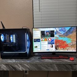 IBUYPOWER Slate Mesh 8 Gaming Pc Set Up