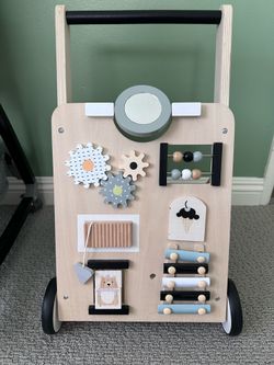 Wooden activity walker