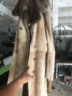 Fur Coat Suede