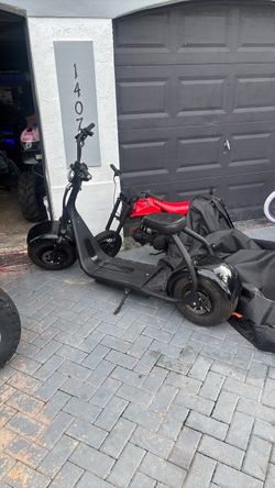 Fat tire electric scooter