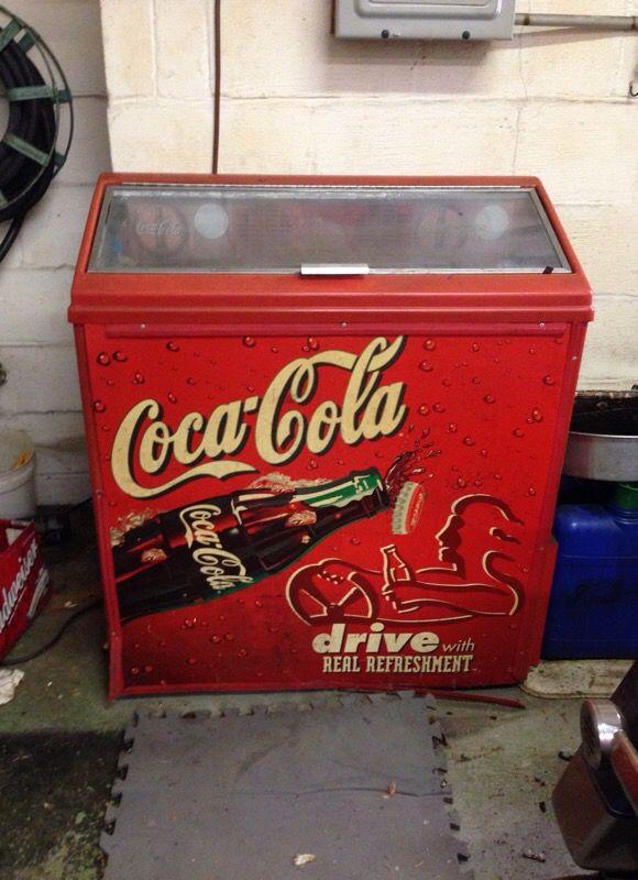 Coca Cola Glass Top Commercial Refrigerator