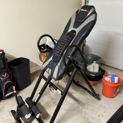 Health Gear Inversion Table W/ Massage & Heat 
