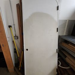 36"x90" Pre-hung Solid Core Exterior Fire Door With Rounded Corners