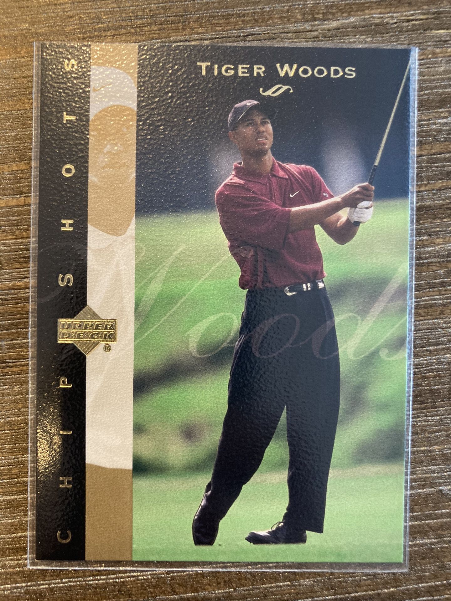 Tiger Woods Chip Shots Card