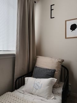 Toddler Black Bed Frame BRAND New Mattress Included