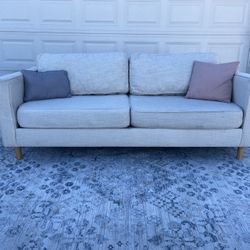 Modern Light Gray Sofa – $200 – FREE Delivery