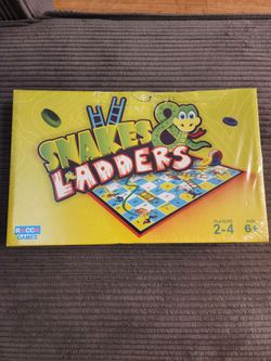 Snakes and ladders board game