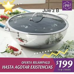 Princess House Cacerola De 12 Qts Con Antiadherente Nueva En Su Caja 