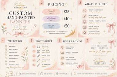 Painted banners