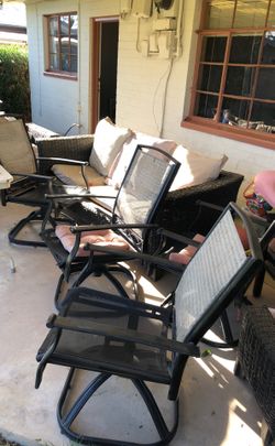 Outdoor furniture chairs couch ect