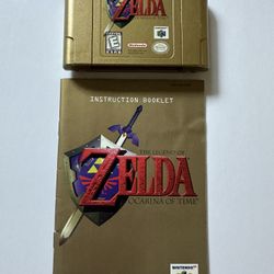 Legend of Zelda Ocarina of Time Collector's Edition N64 with manual